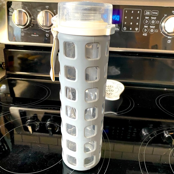 ello Other - Ello Syndicate Glass Water Bottle Grey